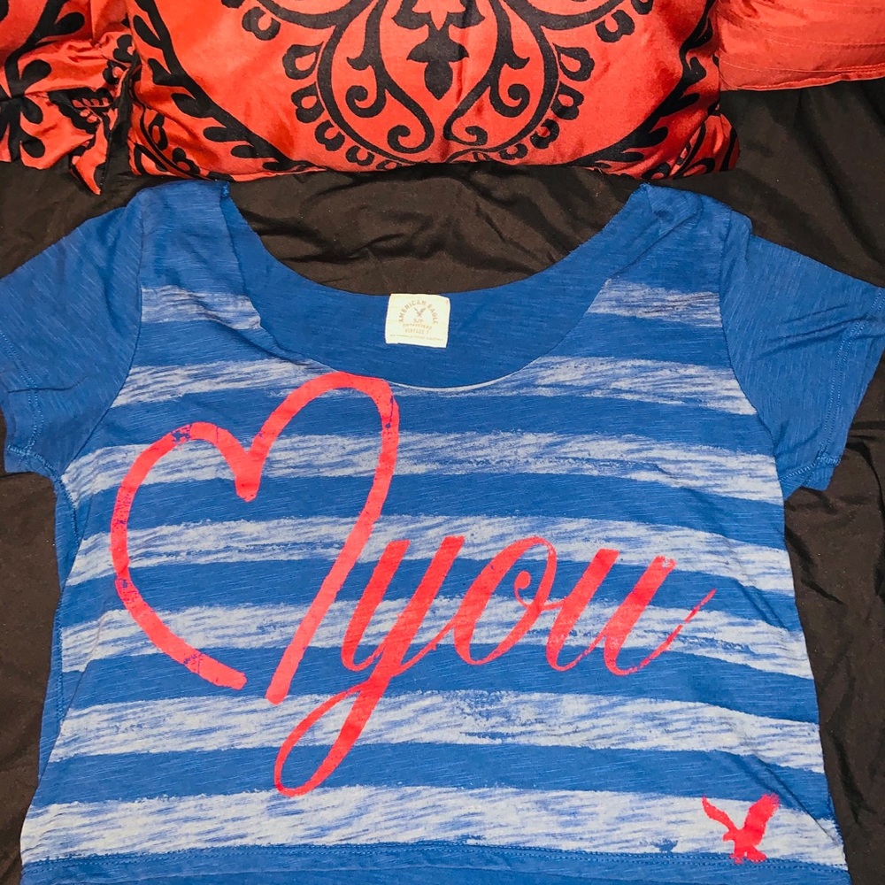$5💙💛AMERICAN EAGLE VINTAGE CROP